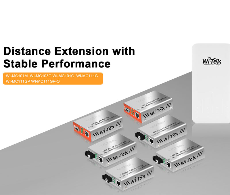 Conversor Ethernet para Fibra Ótica WI-TEK