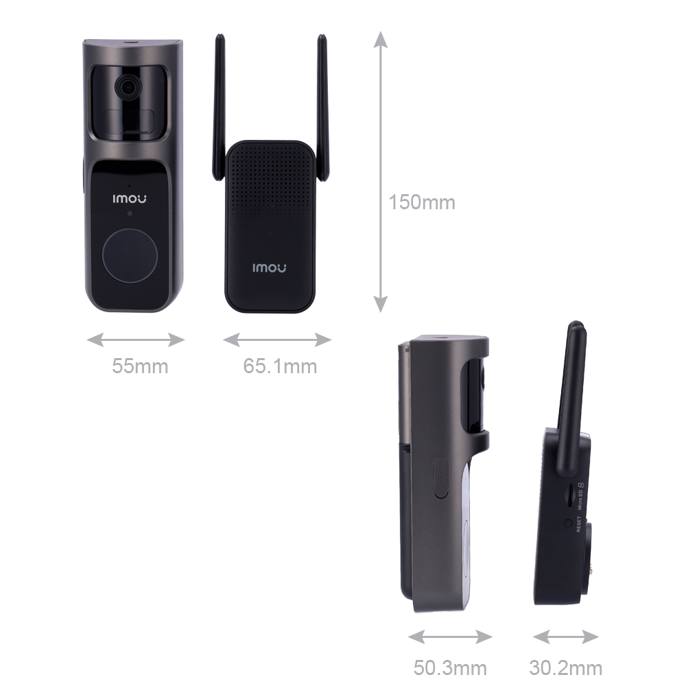 Campainha de porta WiFi a bateria IMOU