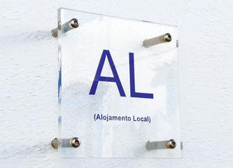 Placa de Identificação Alojamento Local