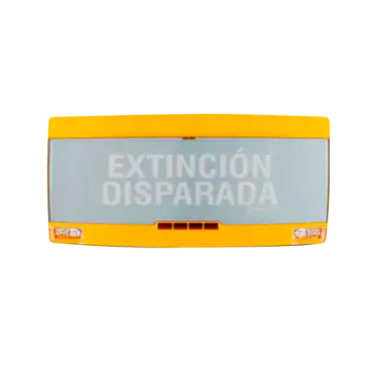 Sinal de extinção interior amarelo NOTIFIER