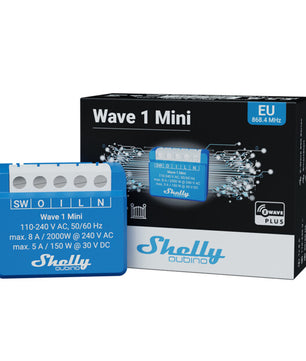 Mini módulo interruptor para automação Z-Wave™ - Shelly