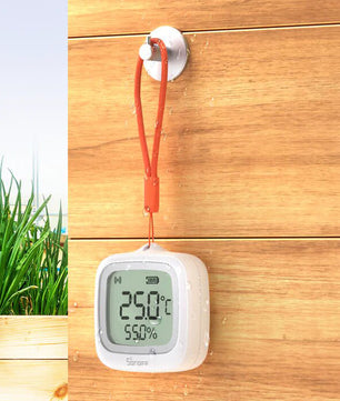Sensor inteligente de temperatura e humidade Zigbee
