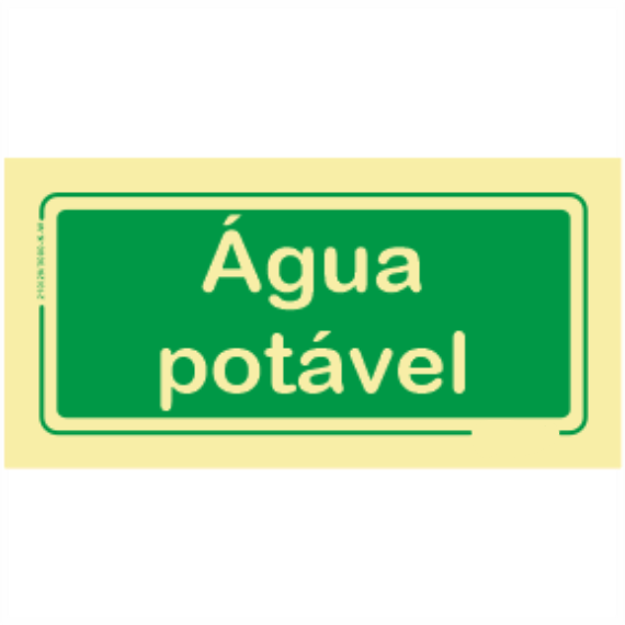 Saída de Emergência - "Água Potável"