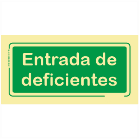 Saída de Emergência - "Entrada para deficientes"