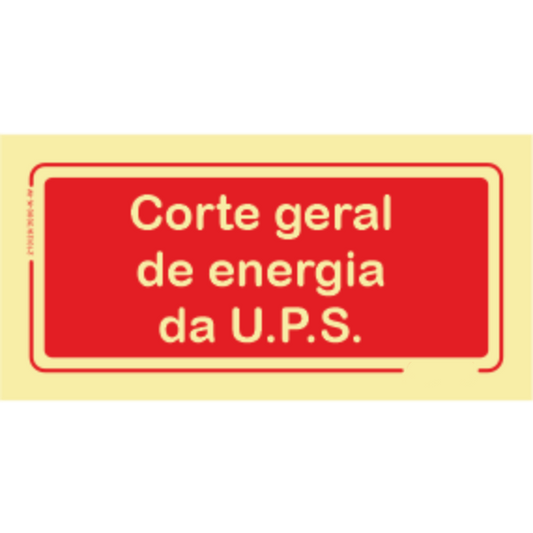 Segurança Contra Incêndio - "Corte geral de energia da U.P.S."