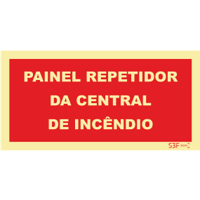 Segurança Contra Incêndio - "Painel repetidor da central de incêndio"