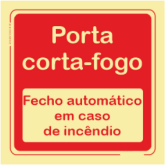 Segurança Contra Incêndio - "Porta corta fogo" "Fecho automático em caso de incêndio"
