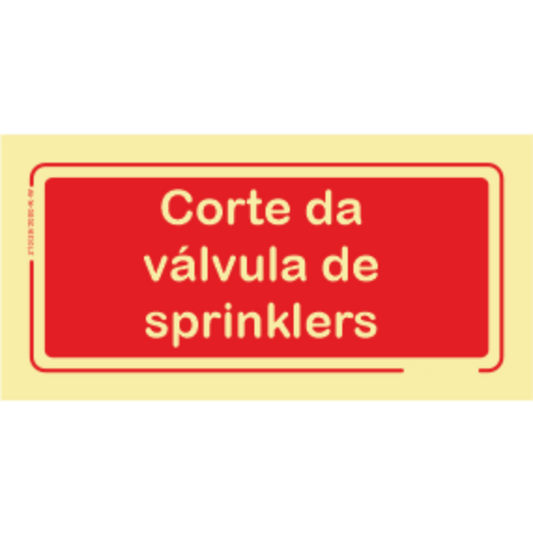Segurança Contra Incêndio - "Corte da válvula de sprinklers"
