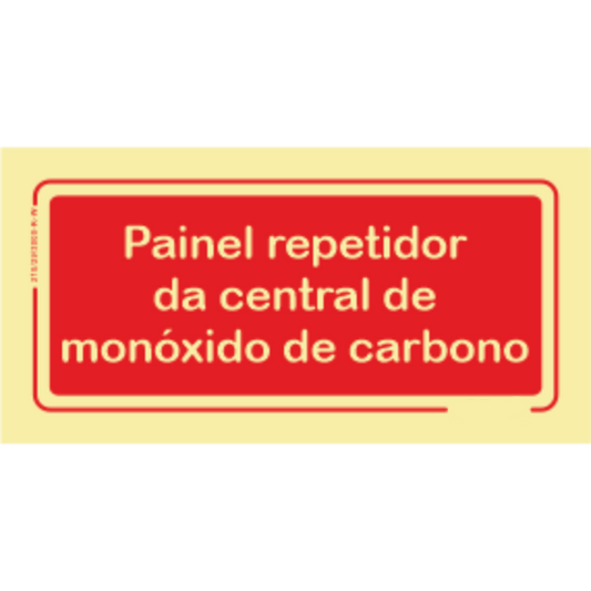 Segurança Contra Incêndio - "Painel repetidor da central de mónoxido de carbono"