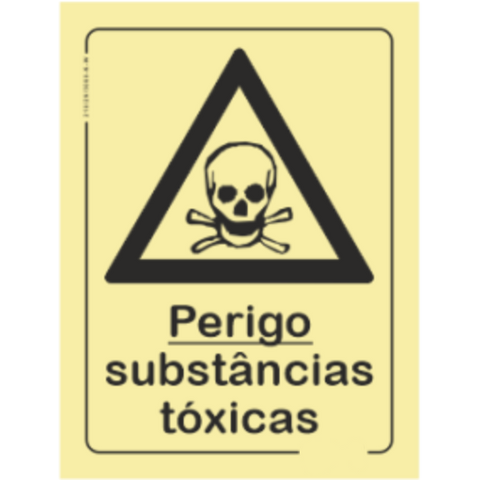 Perigo - "Perigo substâncias tóxicas"