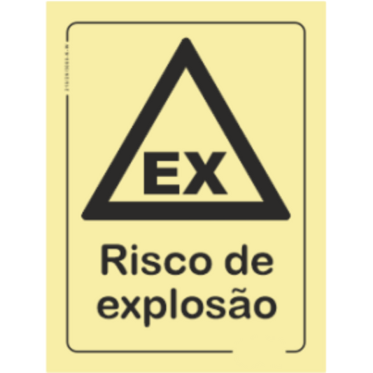 Perigo - "Risco de explosão"