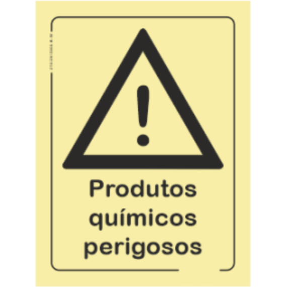 Perigo - "Produtos químios perigosos"