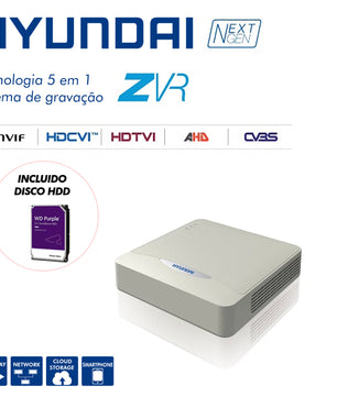 Kit HYUNDAI 2MP + Disco HDD
