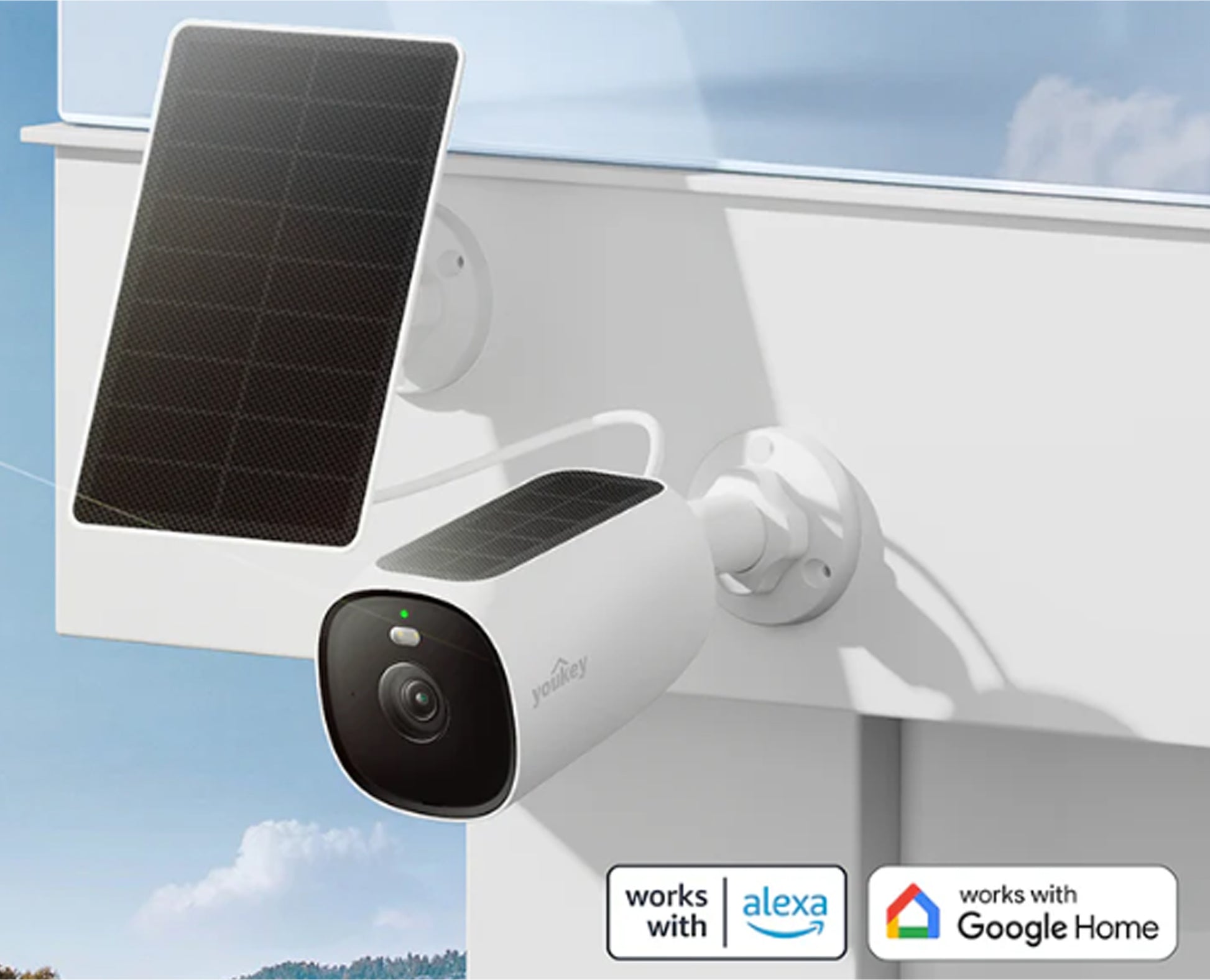 Câmara com Painel Solar Youkey
