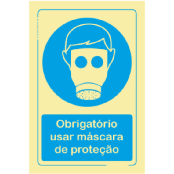 Obrigatório  - "Obrigatório usar máscara de proteção"