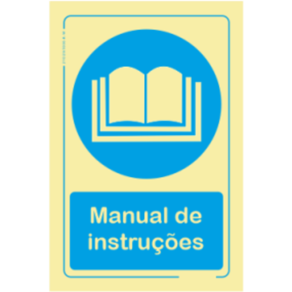 Obrigatório  - "Obrigatório manual de instruções"