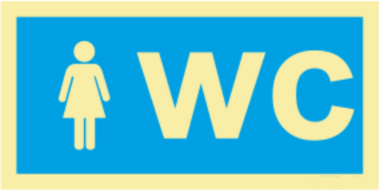 Informação - WC feminino