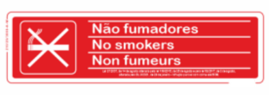 Proibição - "Não Fumadores"