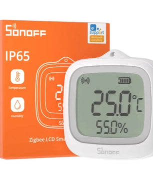 Sensor inteligente de temperatura e humidade Zigbee