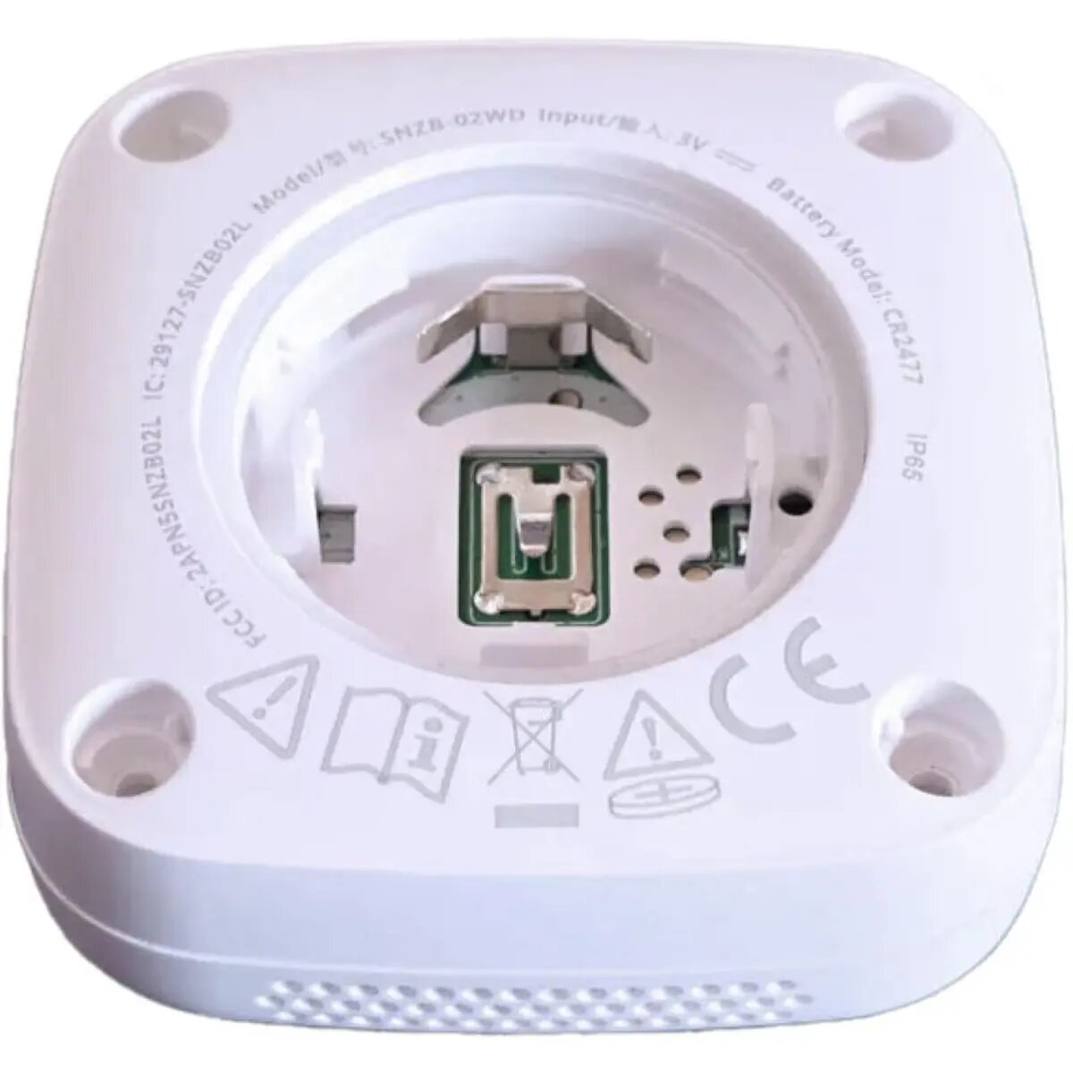 Sensor inteligente de temperatura e humidade Zigbee