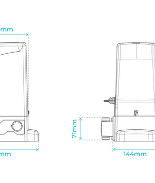 Automatismo para Portões de Correr - Bravo
