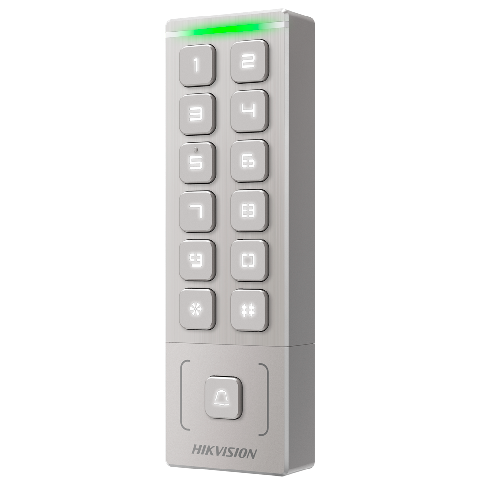 Teclado controlo de acessos autónomo HIK