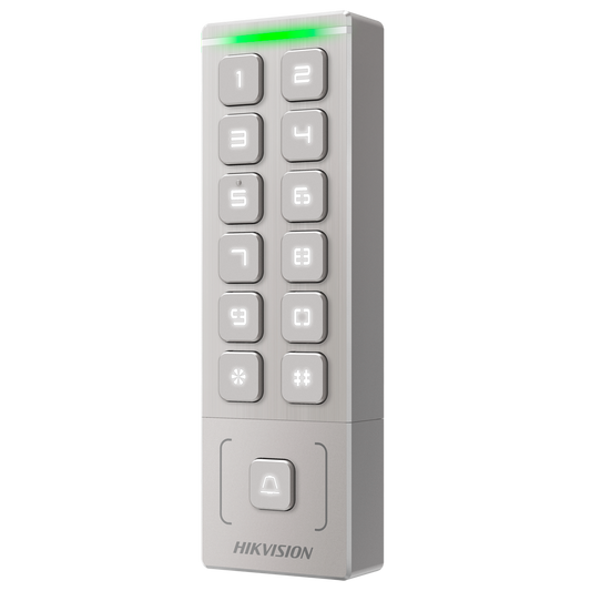Teclado controlo de acessos autónomo HIK