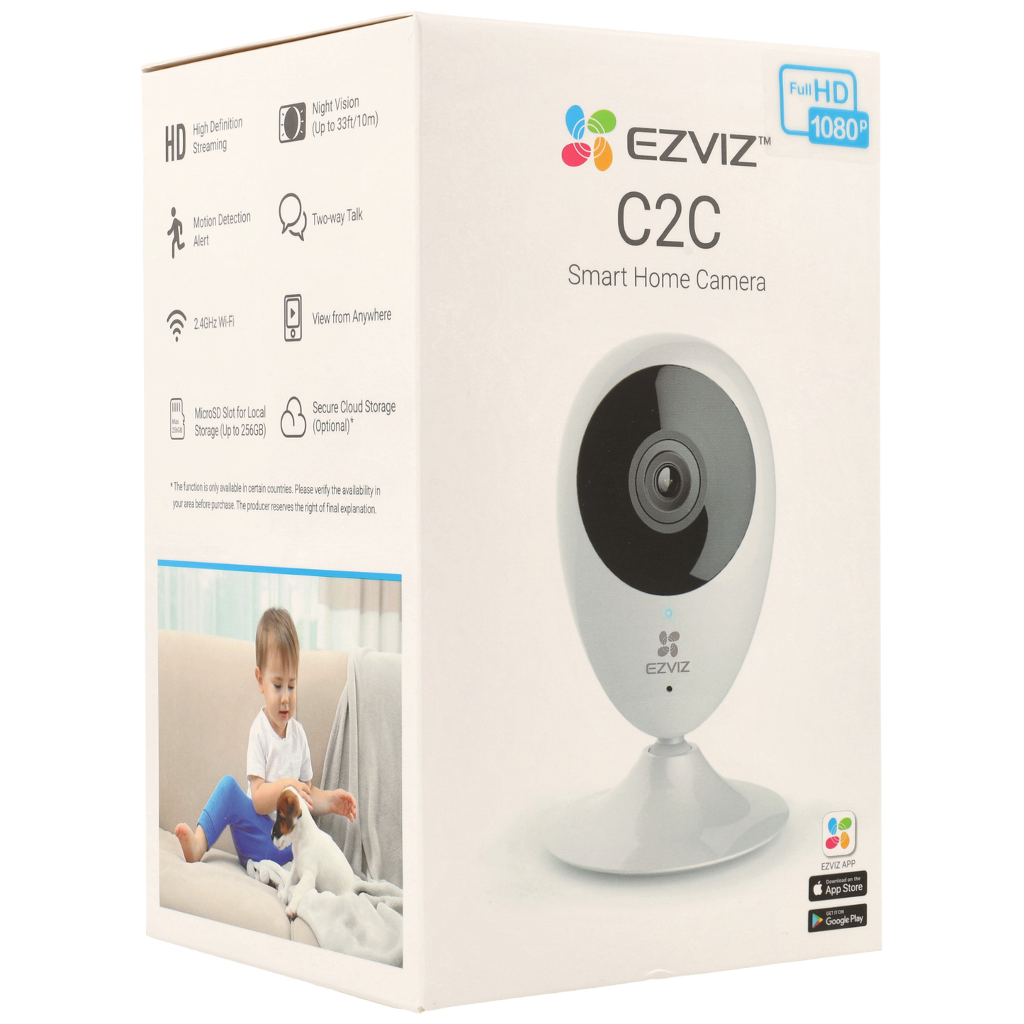 Câmara cubo ip de 2 megapixels e lente fixa