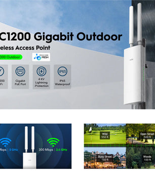 Ponto de Acesso WIFI MU-MIMO CUDY