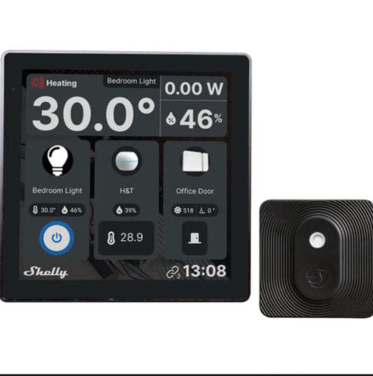Controlo Centralizado de Parede com Ecrã Touch + Sensor de Temperatura e Humidade