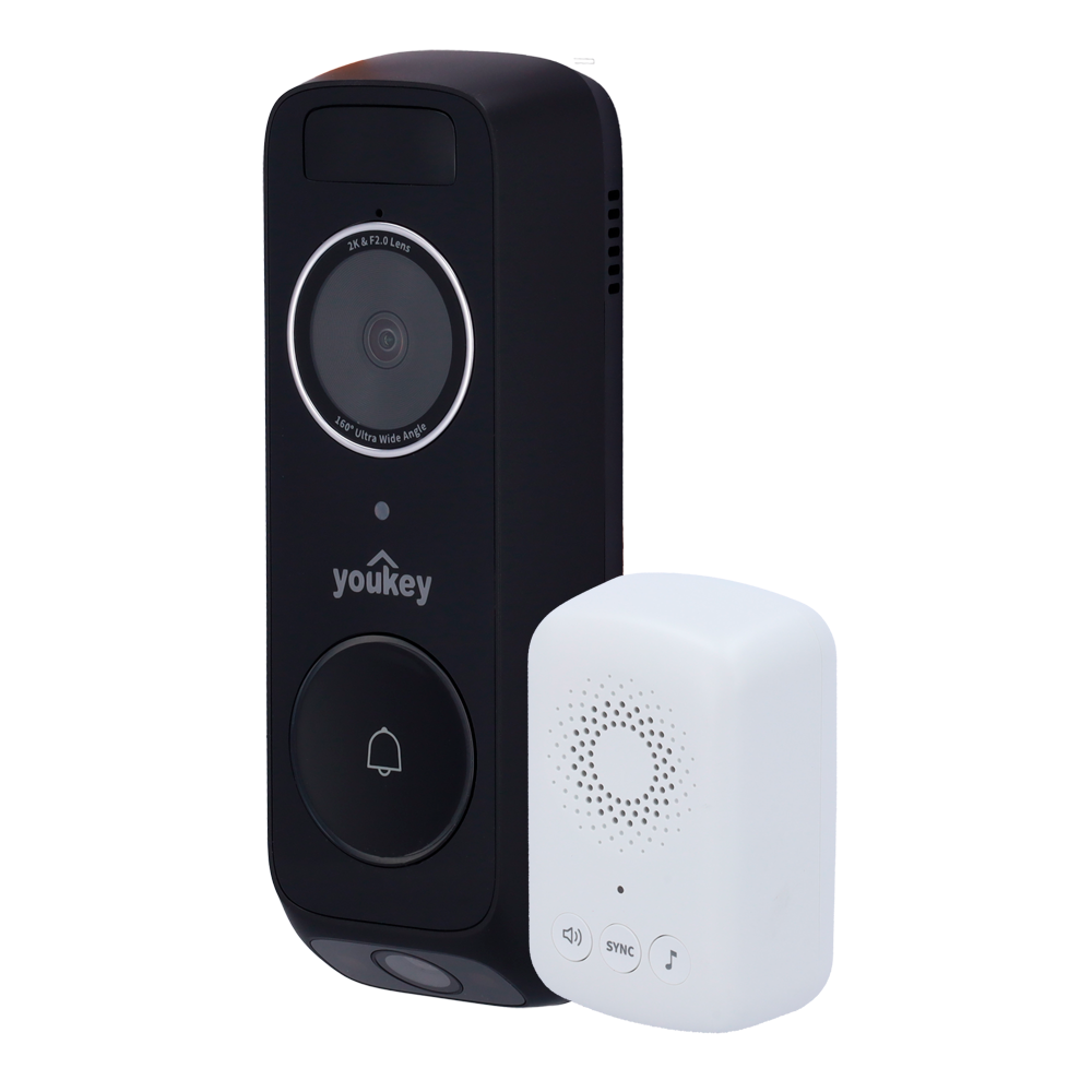 Campainha Dual Cam Wi-Fi Youkey