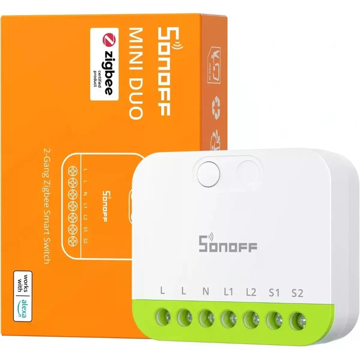 Interruptor inteligente p/ automação Zigbee 3.0