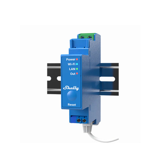 Módulo para calha DIN c/ 1 relé para automação Z-Wave™