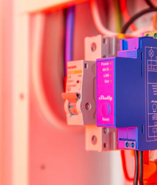 Módulo para calha DIN c/ 1 relé para automação Z-Wave™