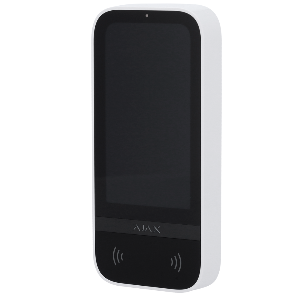 Teclado com ecrã tátil e RFID