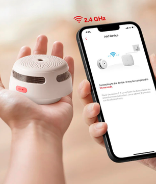 Mini detector de fumo autônomo