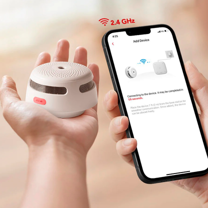 Mini detector de fumo autônomo WIFI