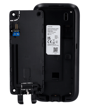 Teclado com ecrã tátil e RFID