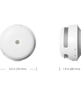 Mini detector de fumo autônomo
