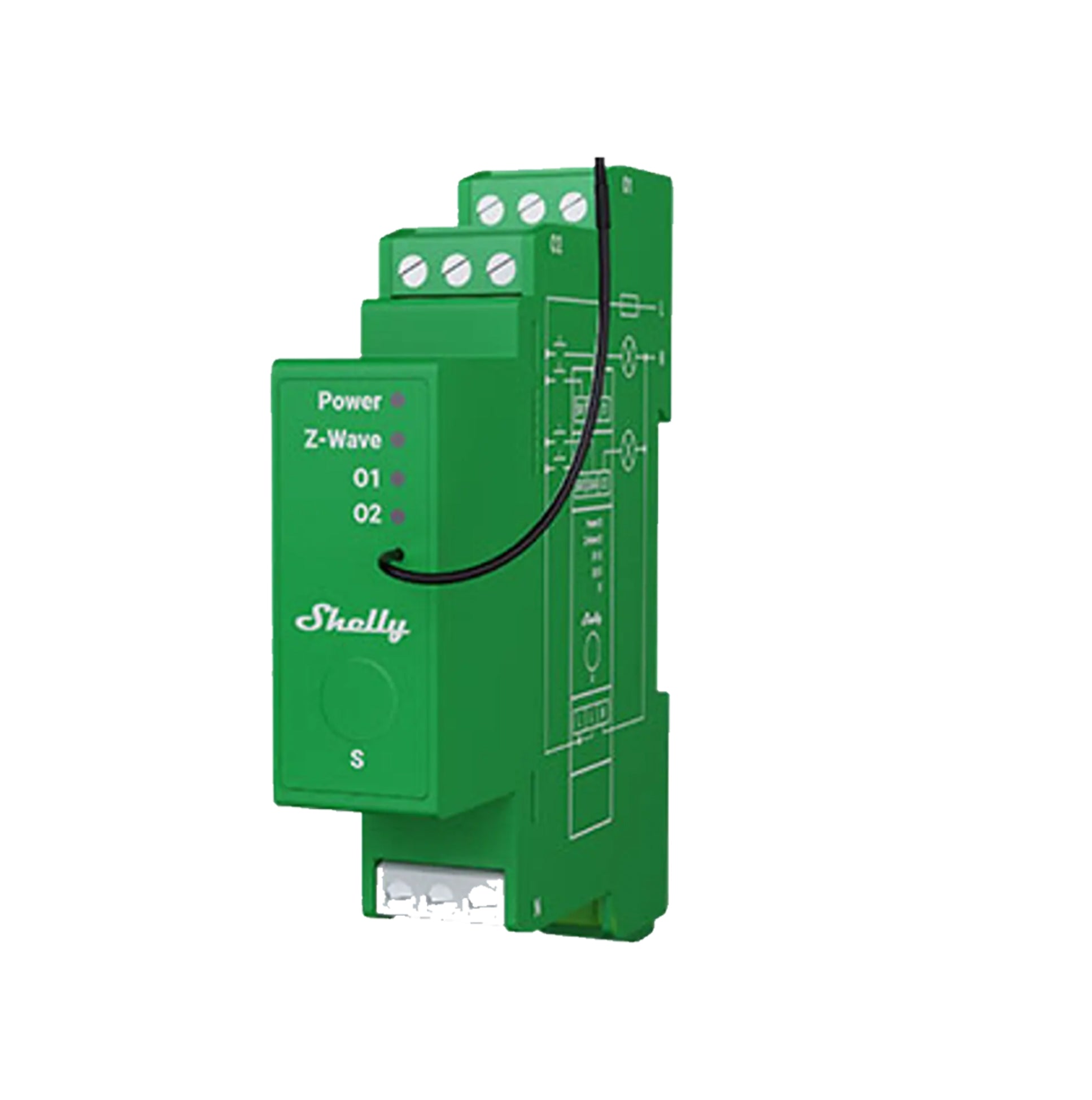 Módulo controlador Dimmer inteligente Z-Wave