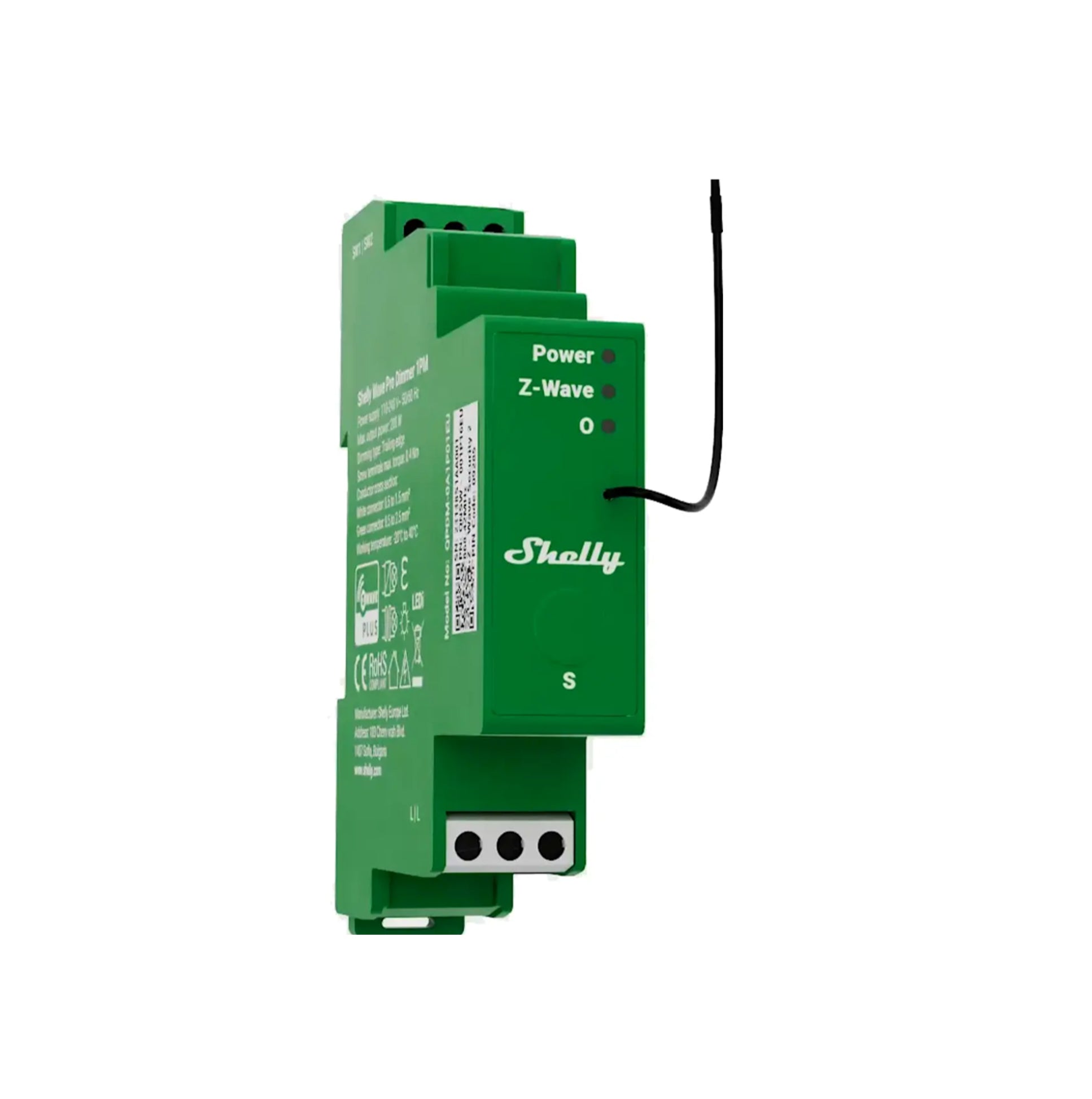 Módulo controlador Dimmer inteligente Z-Wave
