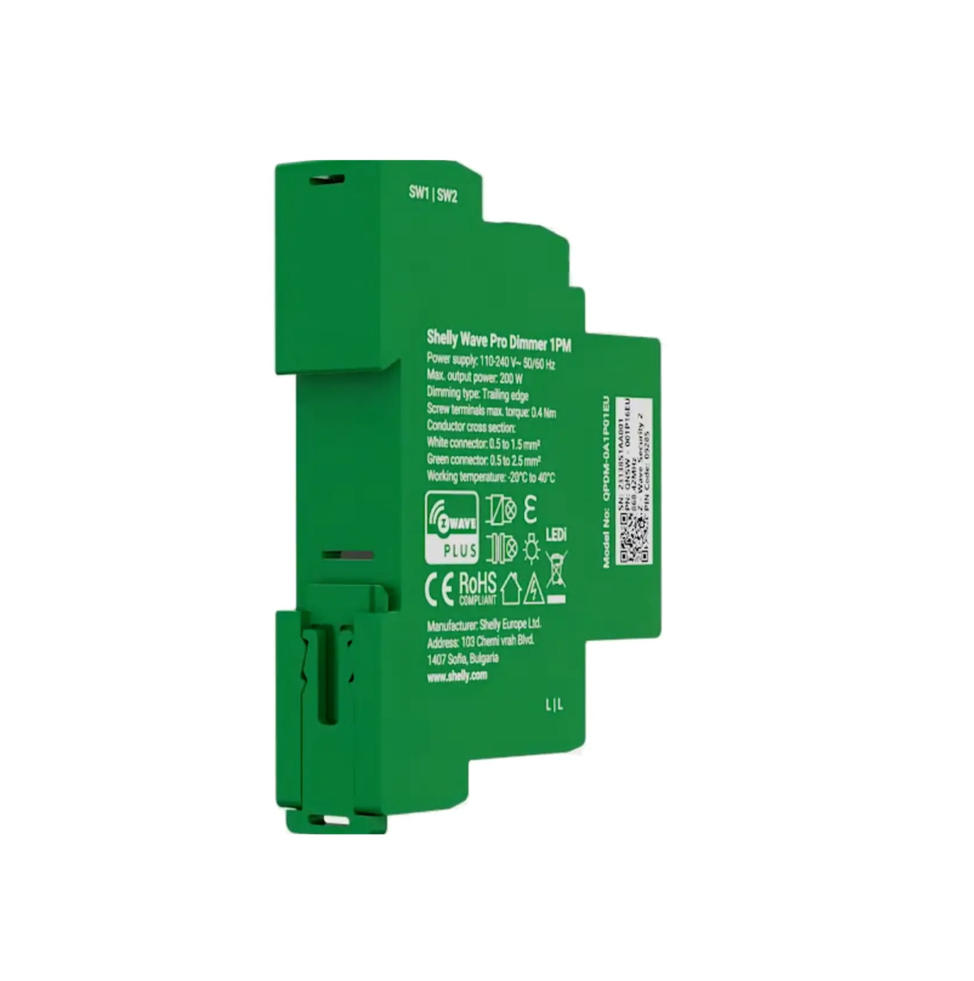 Módulo controlador Dimmer inteligente Z-Wave