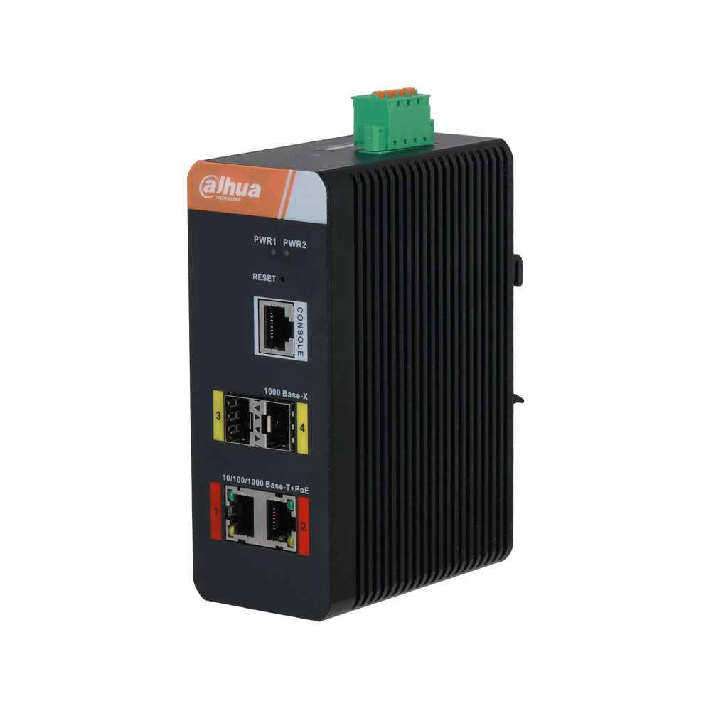 Switch Industrial Gerido Gigabit de 4 portas (L2) DAHUA
